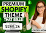 install any premium shopify themes like prestige,focal,impact